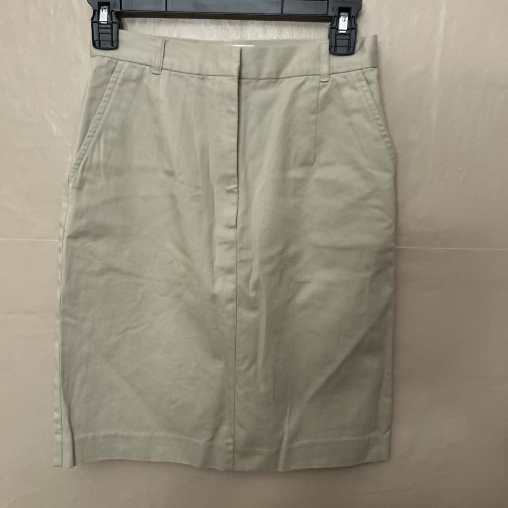 talbots Size 2 Petite Khakis Skirt